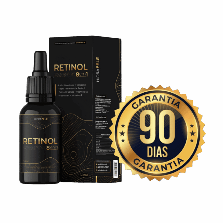 Retinol 8 em 1: o cuidado completo que sua pele merece.